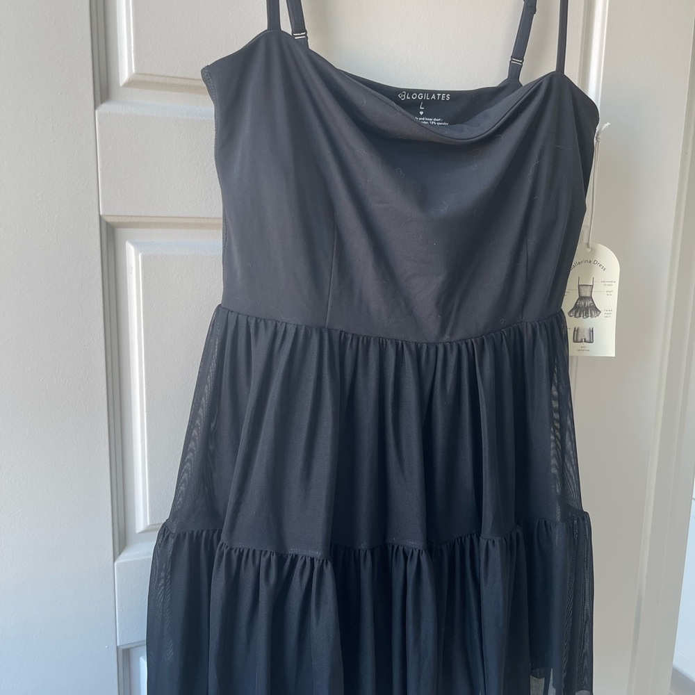 Blogilates Ballerina Black Mini Dress